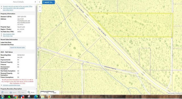 0 Fort Tejon Road, Pearblossom, CA 93553