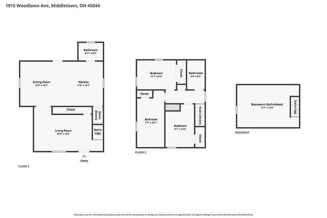 1915 Woodlawn Avenue, Middletown, OH 45044