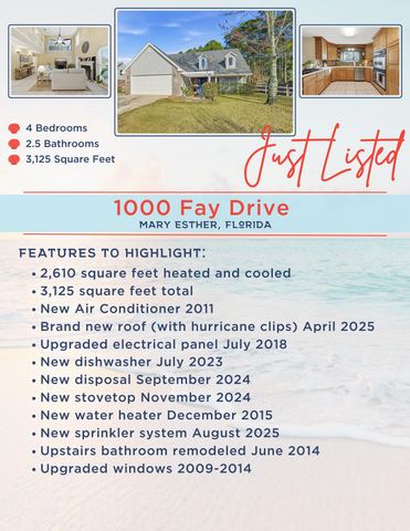 1000 Fay Drive, Mary Esther, FL 32569