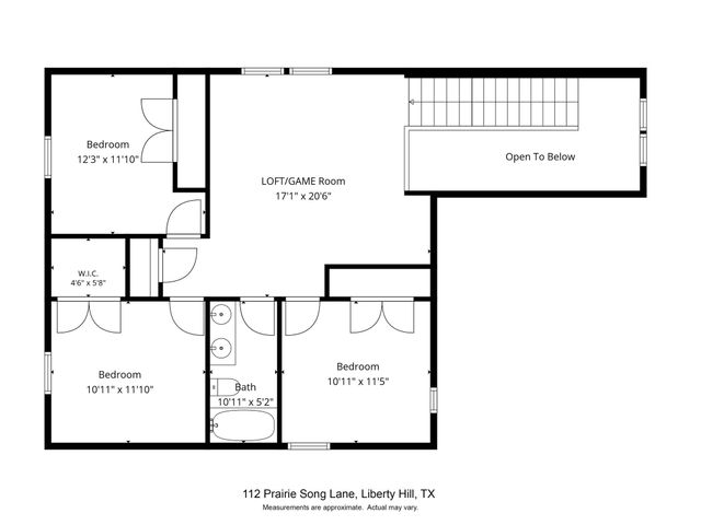 112 Prairie Song LN, Liberty Hill, TX 78642