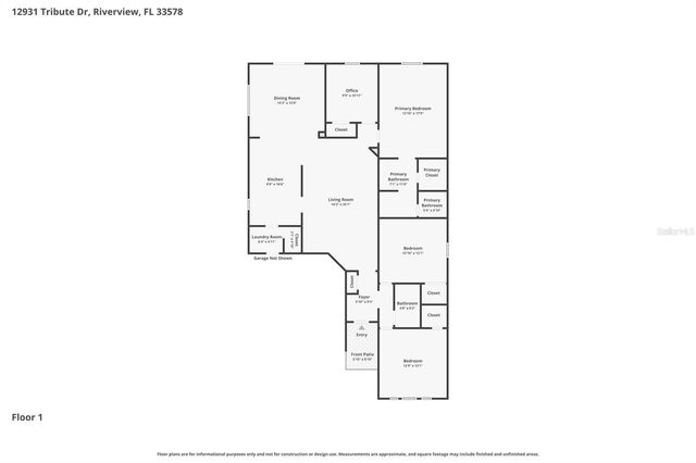 12931 TRIBUTE DRIVE, Riverview, FL 33578