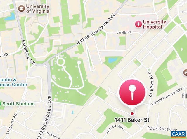 1411 BAKER ST, Charlottesville, VA 22903