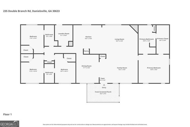 235 Double Branch Road, Danielsville, GA 30633