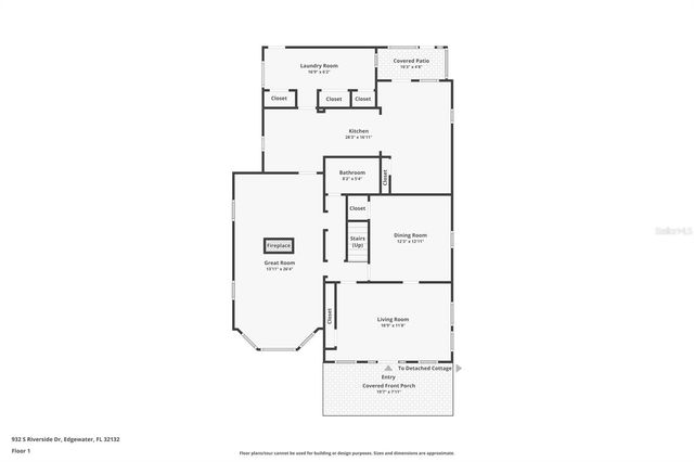 932 S RIVERSIDE DRIVE, Edgewater, FL 32132