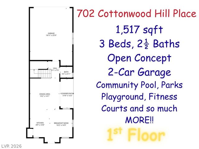 702 Cottonwood Hill Place, Henderson, NV 89011