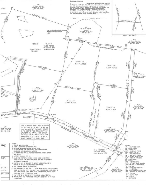 0 Tom Greene Road Lot 2B, Waxhaw, NC 28173