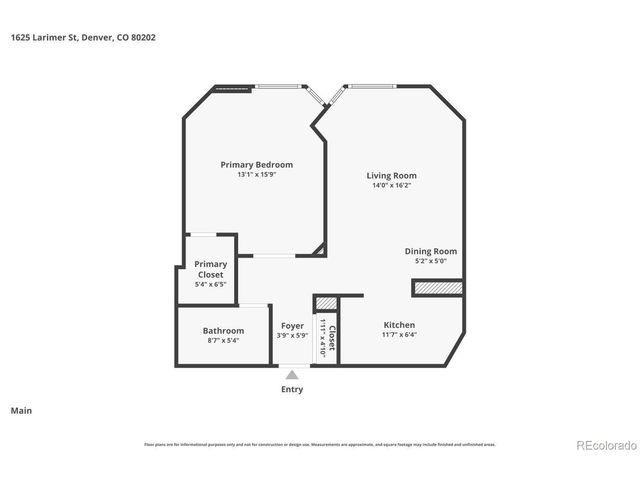 1625 Larimer St 2106, Denver, CO 80202