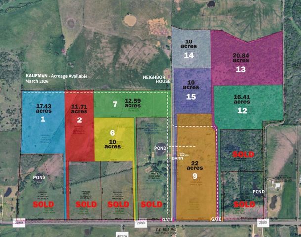 TBD Fm Rd 2860, Kaufman, TX 75142