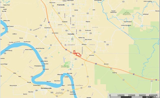 Richard Waguespack Rd, Gonzales, LA 70737