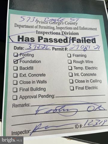 5731 EAGLE ST, Capitol Heights, MD 20743