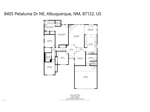 8405 Petaluma Drive NE, Albuquerque, NM 87122