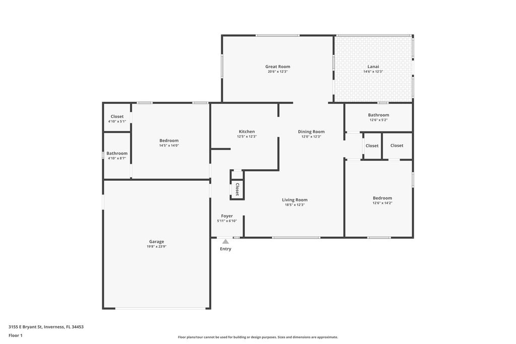 3155 E BRYANT STREET, Inverness, FL 34453