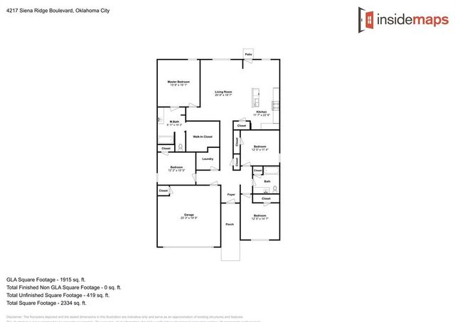 4217 Siena Ridge Boulevard, Oklahoma City, OK 71379