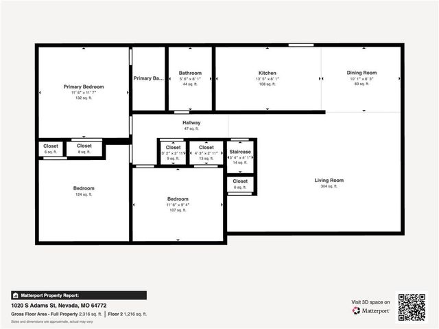 1020 S Adams Street, Nevada, MO 64772