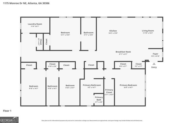 1175 Monroe Drive NE, Atlanta, GA 30306