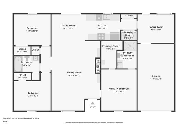 101 SW Cowrie Avenue, Fort Walton Beach, FL 32548