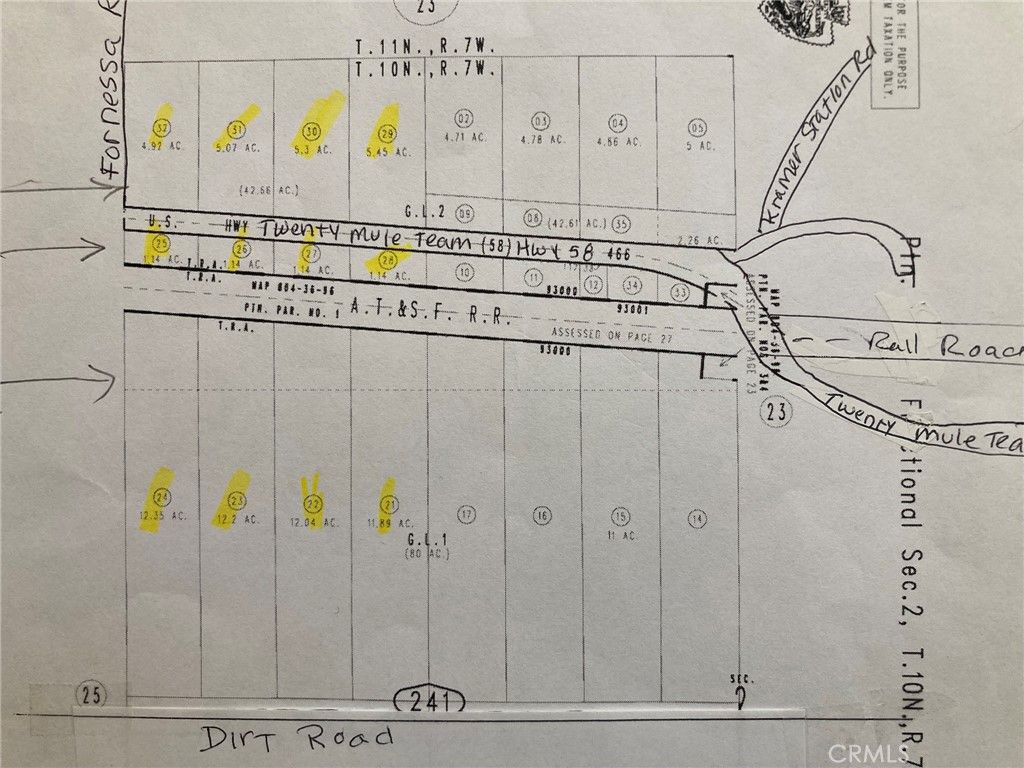 Image 1 of property listing at 0 US Hwy 58/Twenty Mule Tear Road, Boron, CA 93516