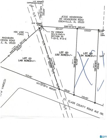 5811 COUNTY ROAD 12, Odenville, AL 35120