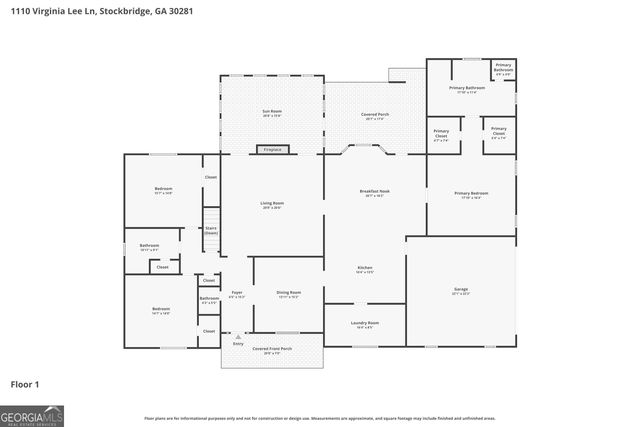 1110 Virginia Lee Lane, Stockbridge, GA 30281