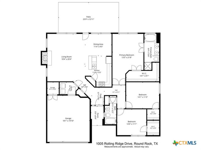 1005 Rolling Ridge Drive, Round Rock, TX 78665