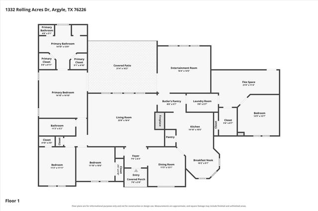 1332 Rolling Acres Drive, Argyle, TX 76226