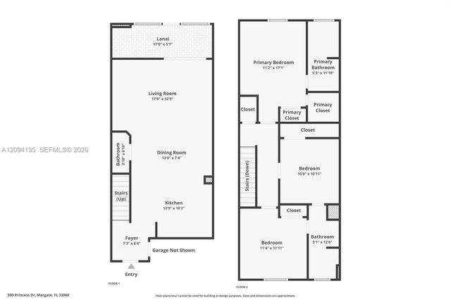 590 Princess Drive, Margate, FL 33068