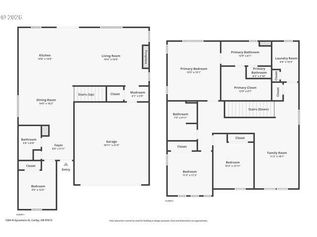 1204 N SYCAMORE St, Canby, OR 97013