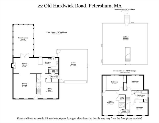 22 Old Hardwick Rd, Petersham, MA 01366