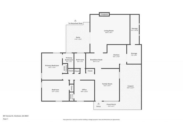 801 Verona Drive, Clarkston, GA 30021