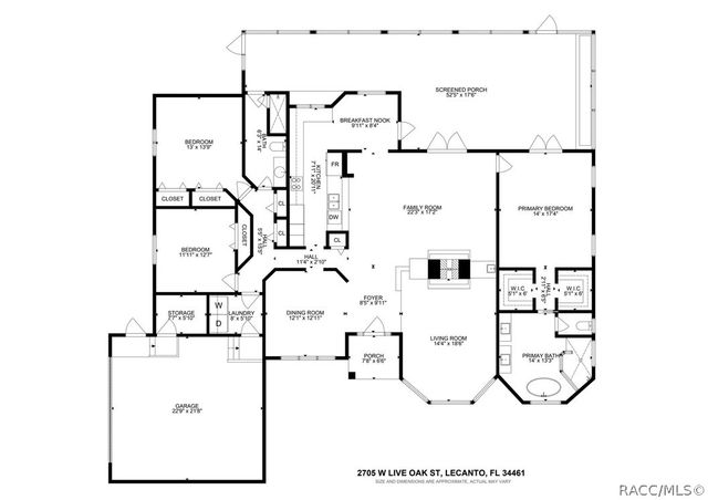 2705 W Live Oak Street, Lecanto, FL 34461