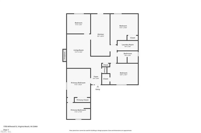 1705 Willwood CT, Virginia Beach, VA 23464