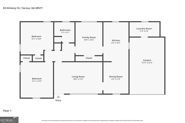 93 Hickory Circle, Toccoa, GA 30577