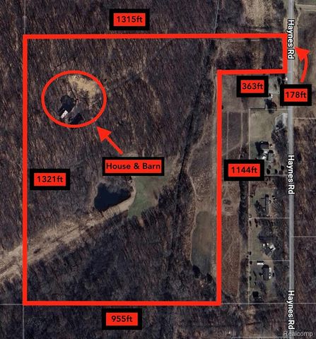 3316 Haynes Road, Leslie, MI 49251