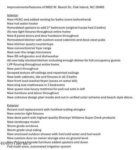 6602 W Beach Drive, Oak Island, NC 28465