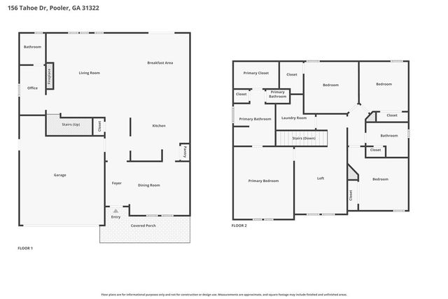 156 Tahoe Drive, Pooler, GA 31322