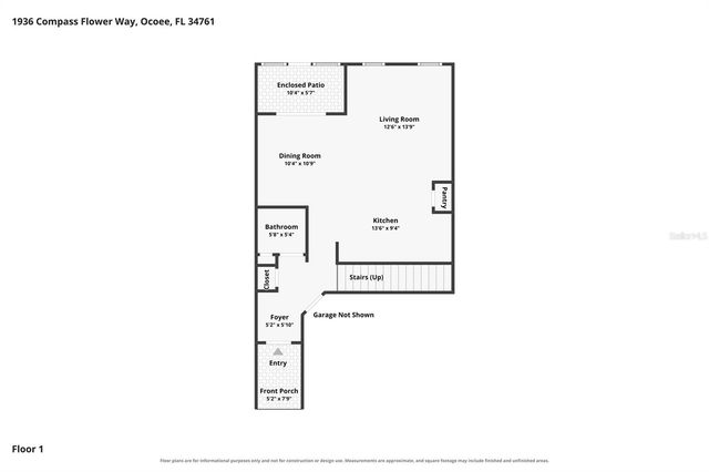 1936 COMPASS FLOWER WAY, Ocoee, FL 34761