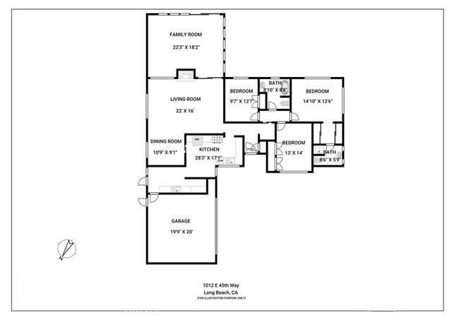 1012 E 45th, Long Beach, CA 90807