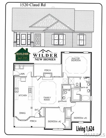 1520 Claud Road, Eclectic, AL 36024