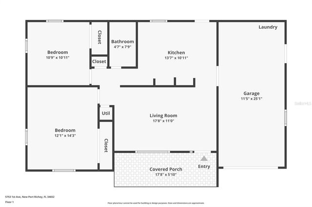 5753 1ST AVENUE, New Port Richey, FL 34652