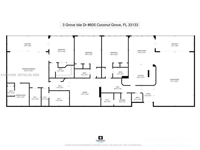 3 Grove Isle Dr C605, Miami, FL 33133