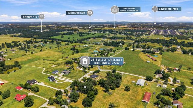 2515 Wildcat Creek Boulevard, Springdale, AR 72762