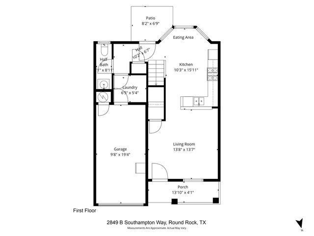 2849 SOUTHAMPTON WAY B, Round Rock, TX 78664