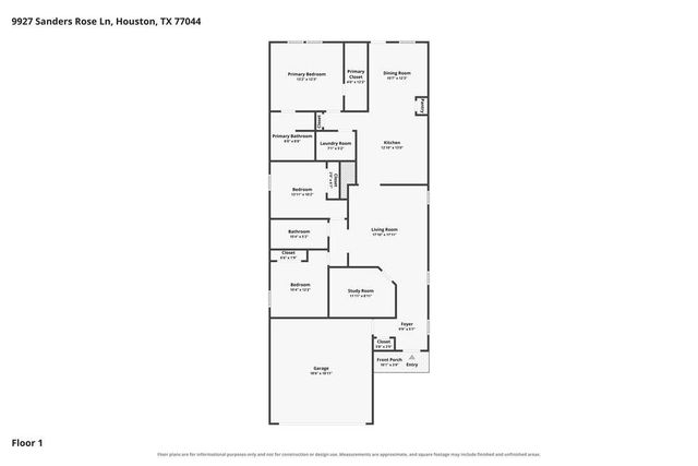 9927 Sanders Rose Lane, Houston, TX 77044