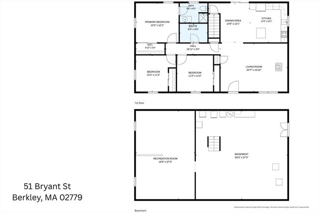51 Bryant St, Berkley, MA 02779