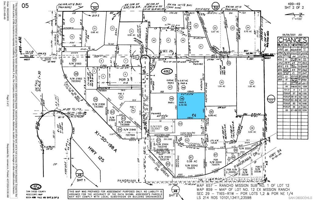 Image 6 of property listing at 0 Echo Dr, La Mesa, CA 91941