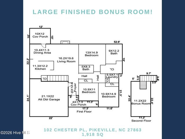 102 Chester Place, Pikeville, NC 27863