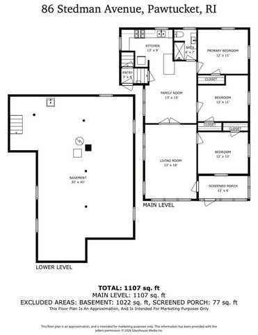 86 Stedman Avenue, Pawtucket, RI 02860