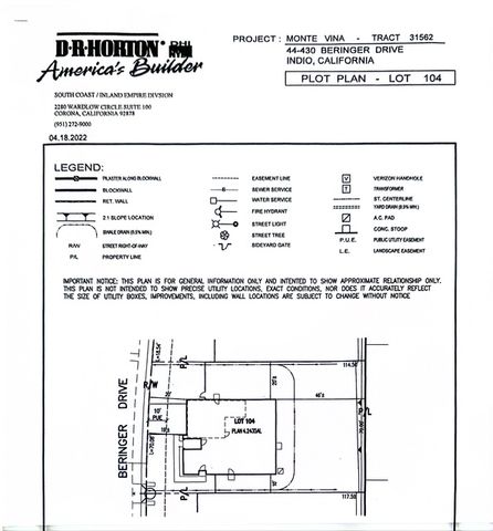 44430 Beringer Drive, Indio, CA 92203