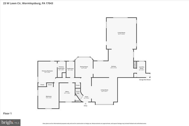 23 W WEST LAWN CIRCLE, Wormleysburg, PA 17043