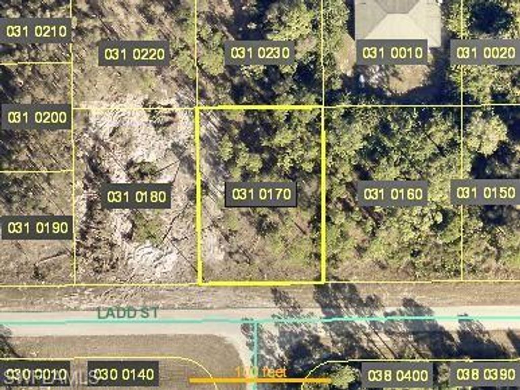 609/611 Ladd ST, LEHIGH ACRES, FL 33974 — exterior